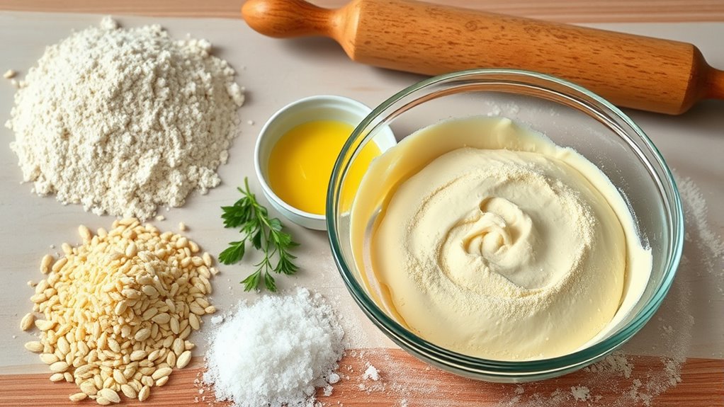 prepare workspace and ingredients