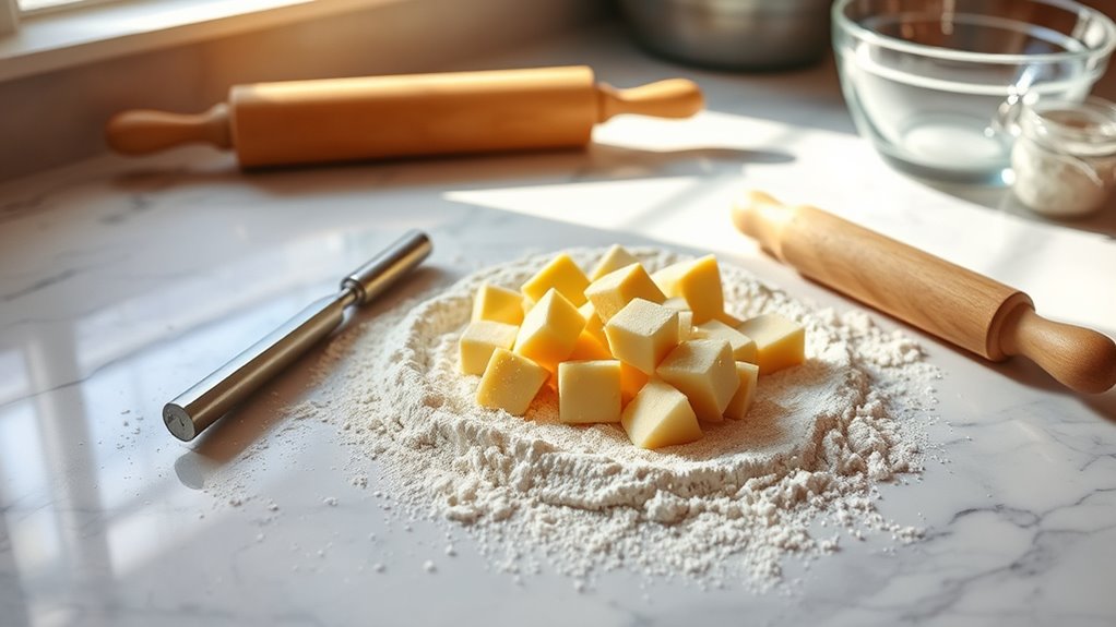 prepare workspace and ingredients