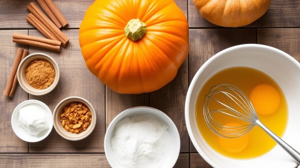 pumpkin pie ingredient essentials