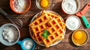 quick and easy waffles