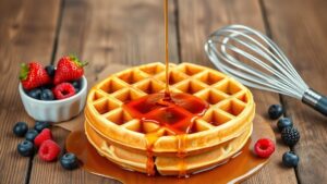 quick and easy waffles