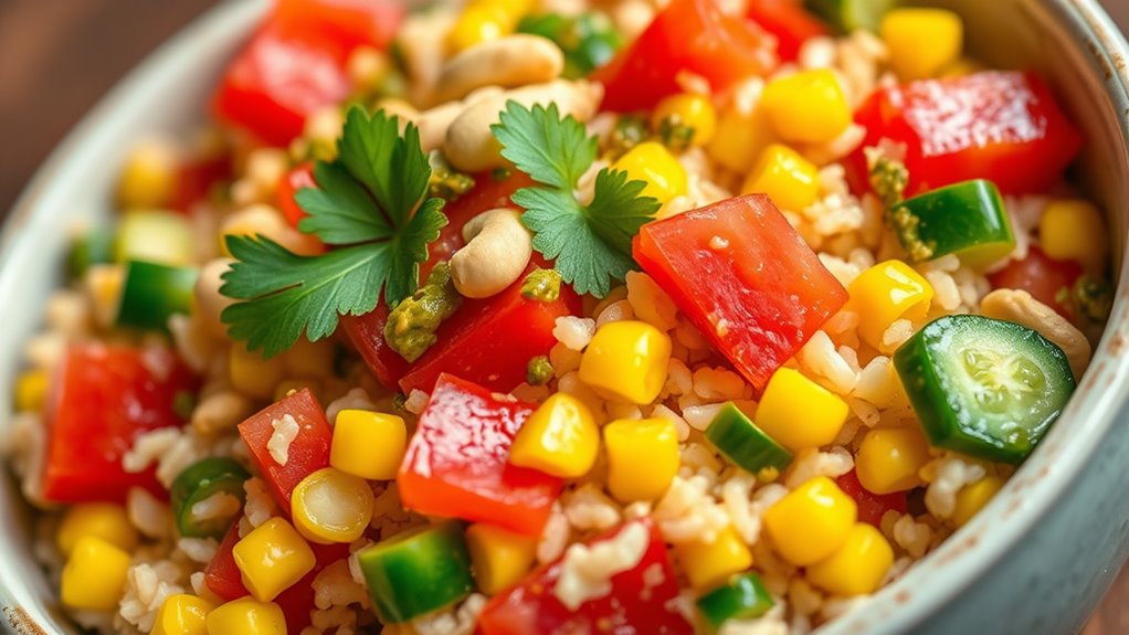 quick deliberate salad preparation