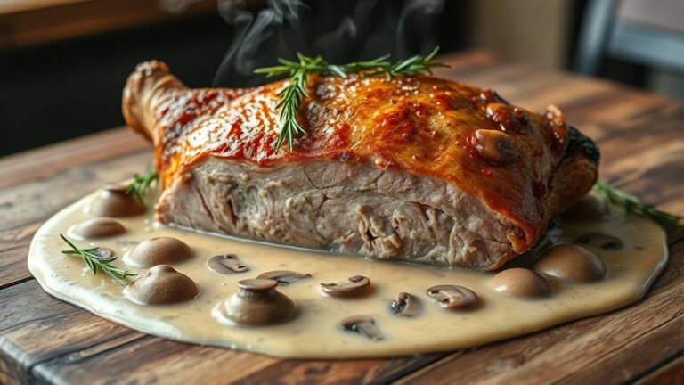 roast with mushroom soup