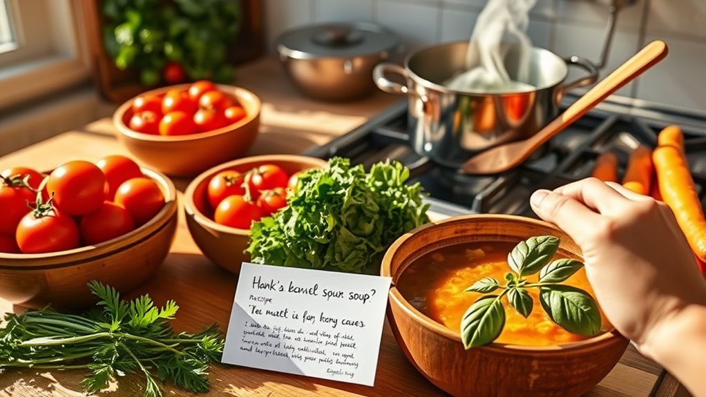 safe soup preparation guidelines