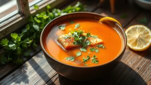 salmon head soup recipe