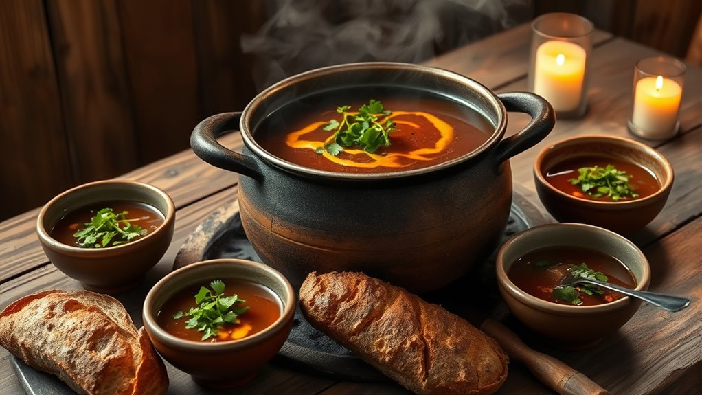 savor communal goat soup
