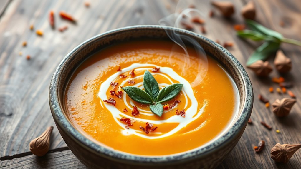 savory butternut squash soup
