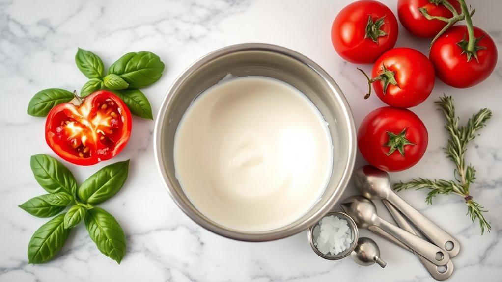 savory ice cream preparation process