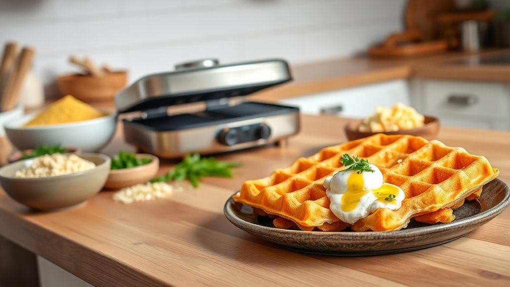 savory waffle preparation guide