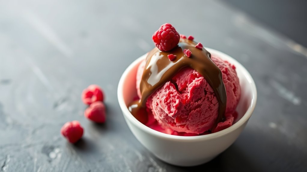 scoop contrast present savor