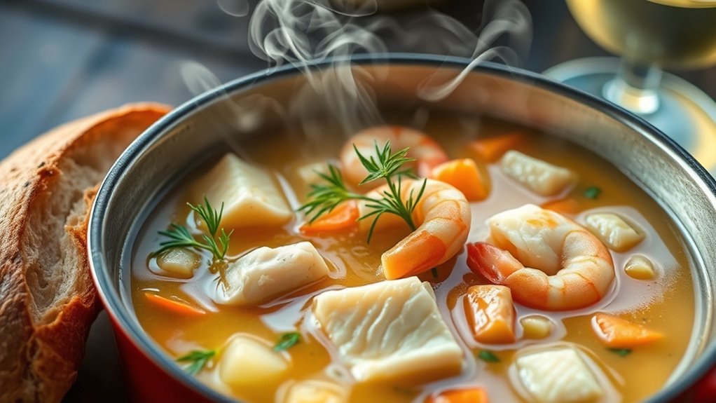 seafood broth cooking techniques