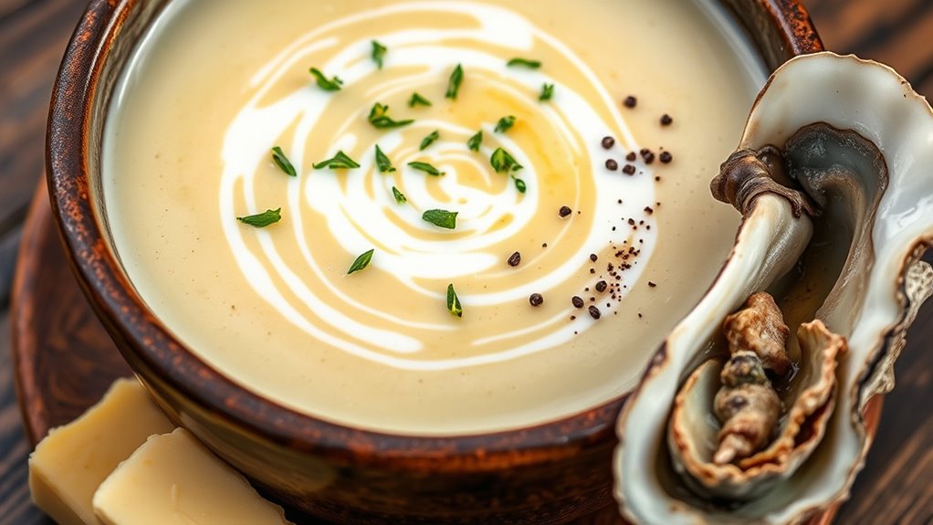 seafood broth with cream