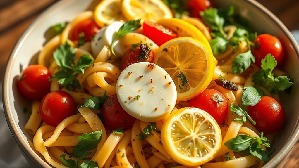 sear cheese toss pasta