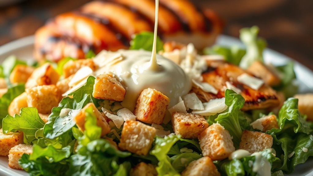 sear chicken prepare caesar