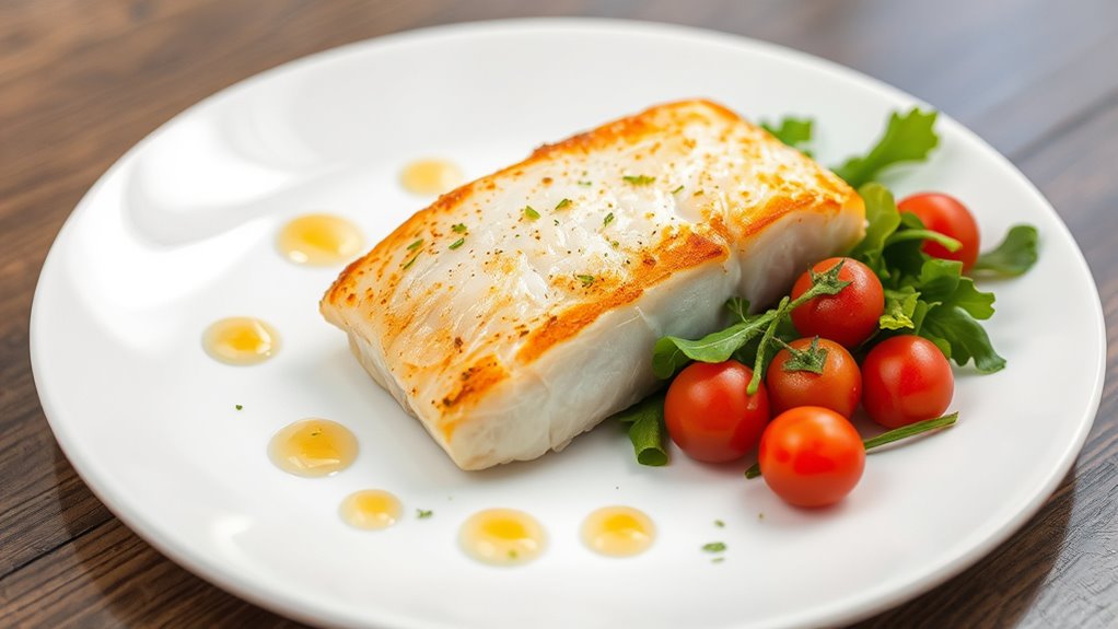 sear cod enhance flavors