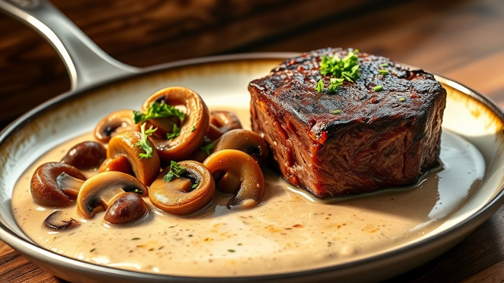 sear deglaze tenderize sauce