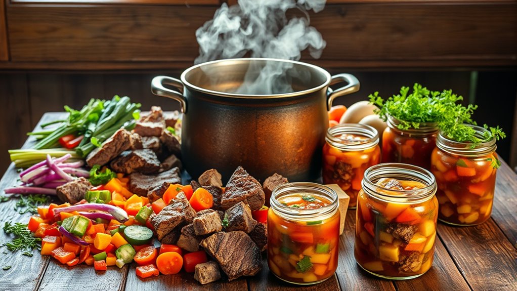 sear simmer enhance flavors