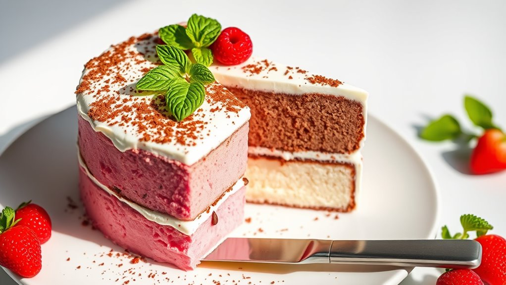 serve cake with style