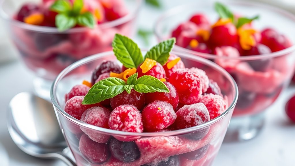 serve chilled garnish simply