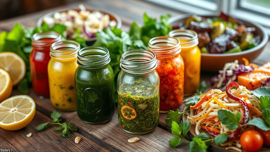serve fresh flavorful dressings