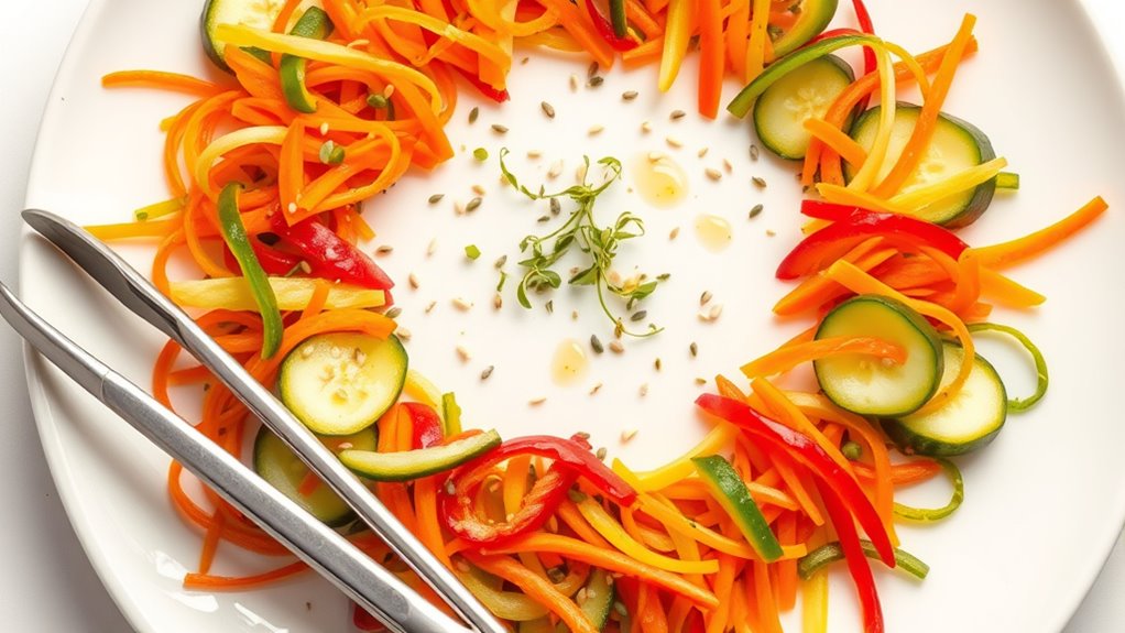 serve fresh vibrant salads
