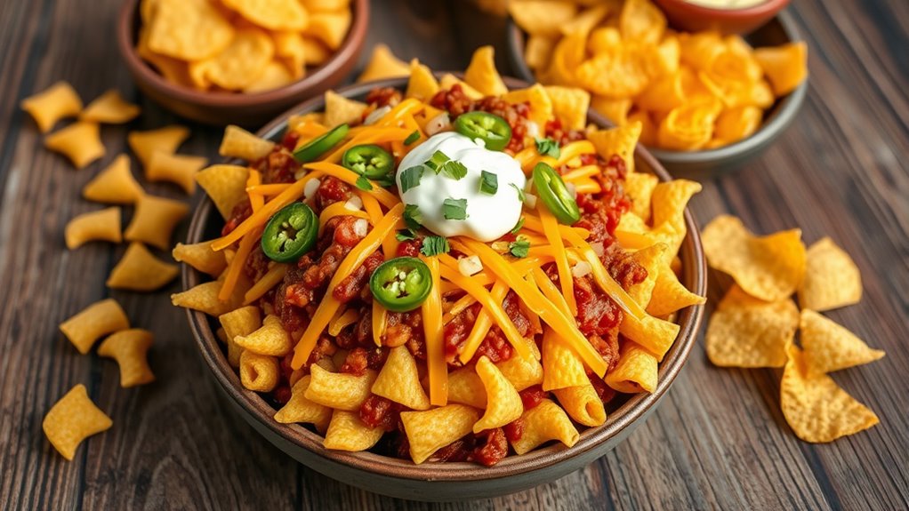 serve frito pie delightfully