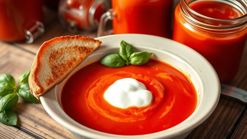 serve hot garnish enjoy