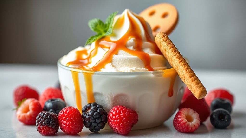serve ice cream artfully
