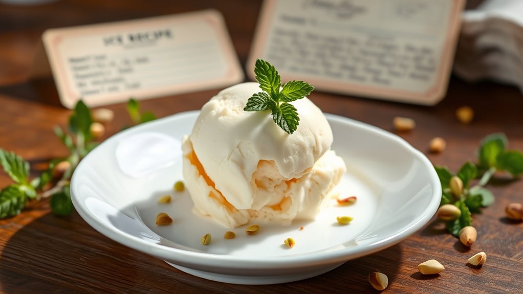 serve ice cream artfully