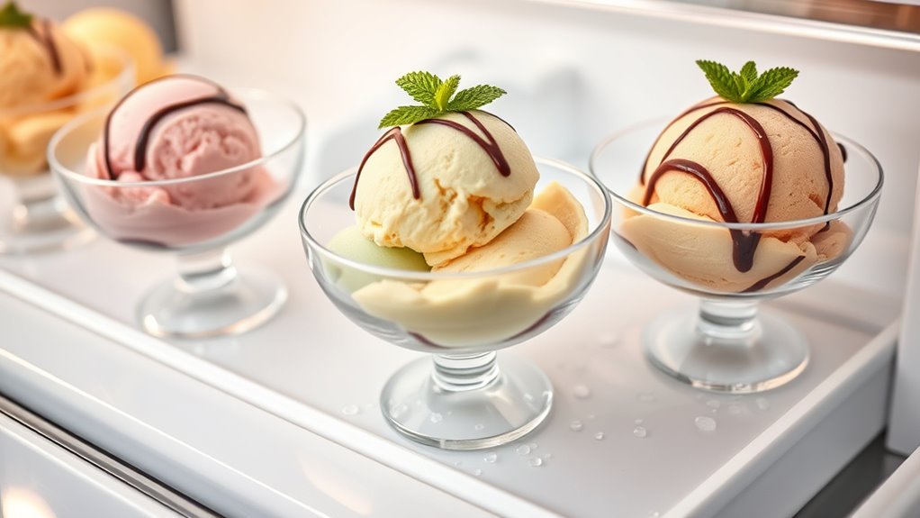 serve ice cream beautifully