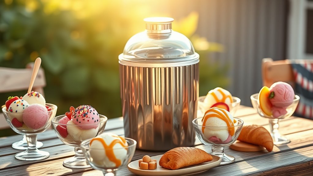 serve ice cream beautifully