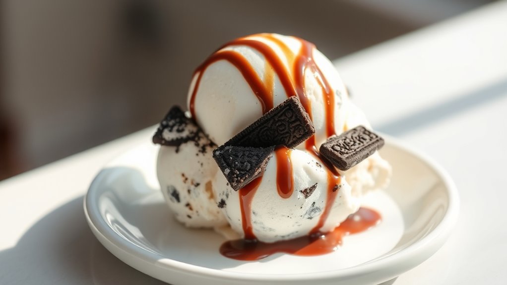 serve ice cream beautifully