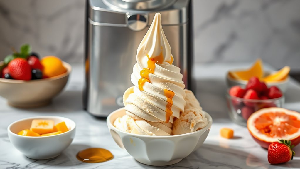serve ice cream expertly