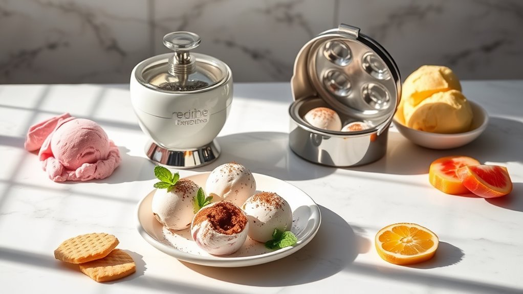 serve ice cream thoughtfully