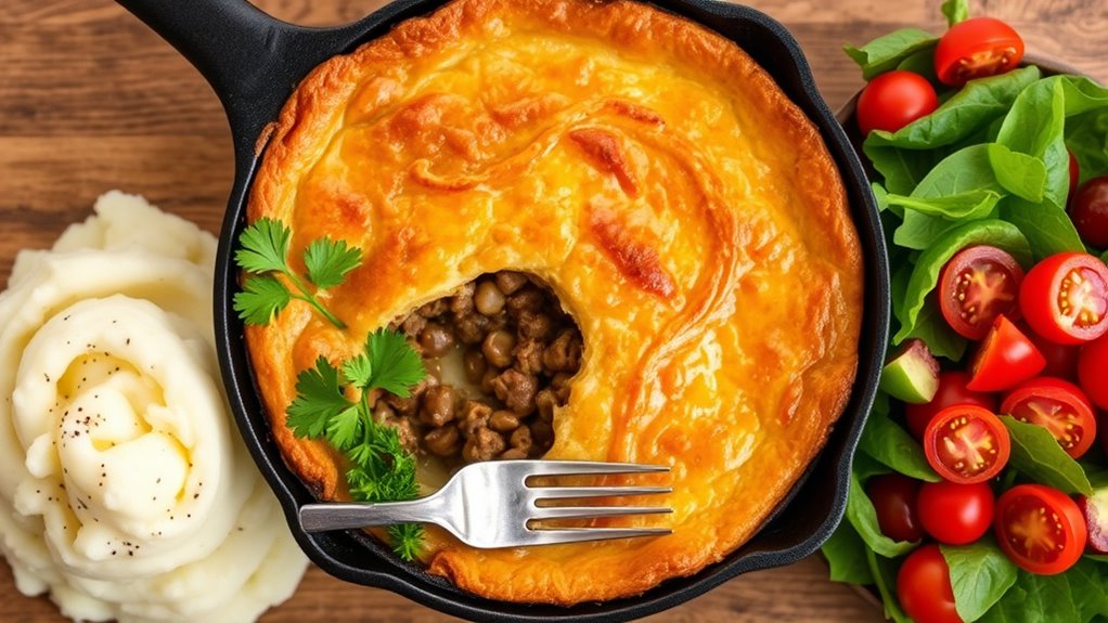 serve pie with sides