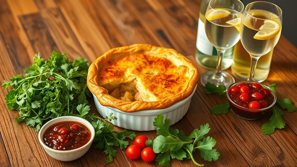 serve pot pie with sides