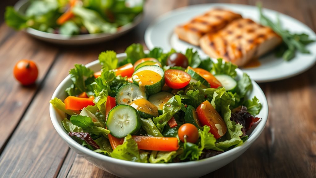 serve salad dressing wisely