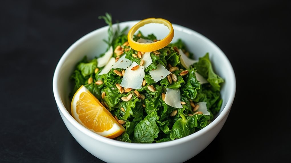 serve salad with flair