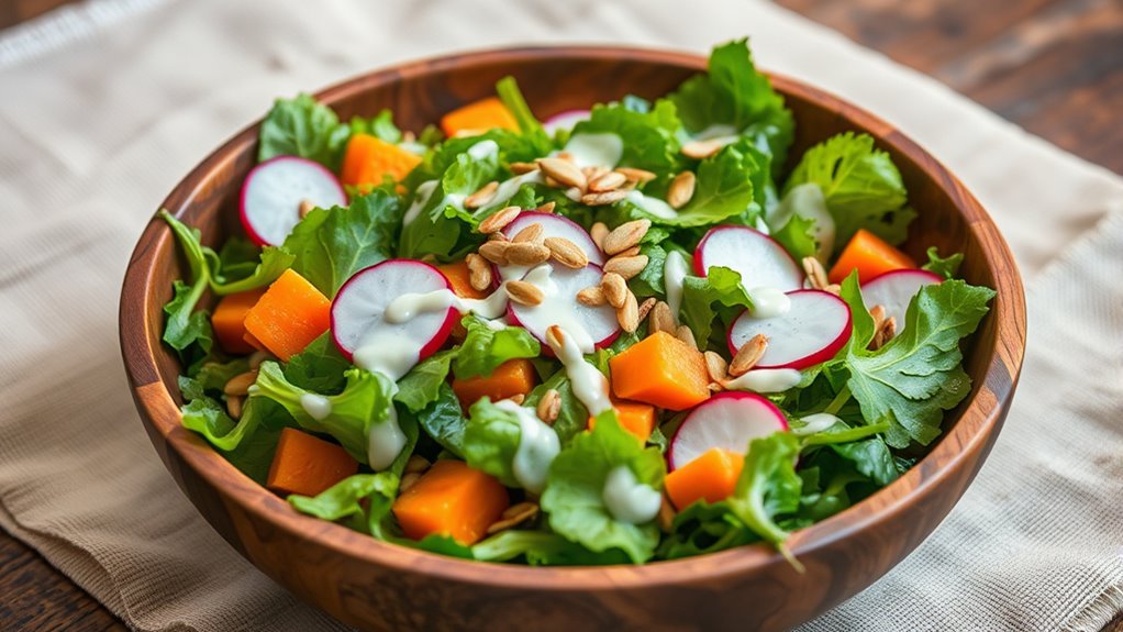 serve salads with care