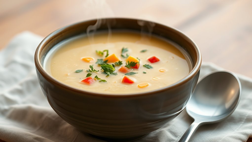 serve soup with care