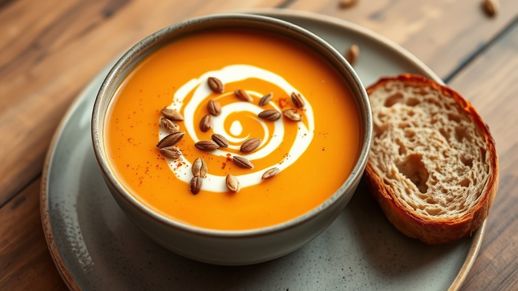serve soup with elegance