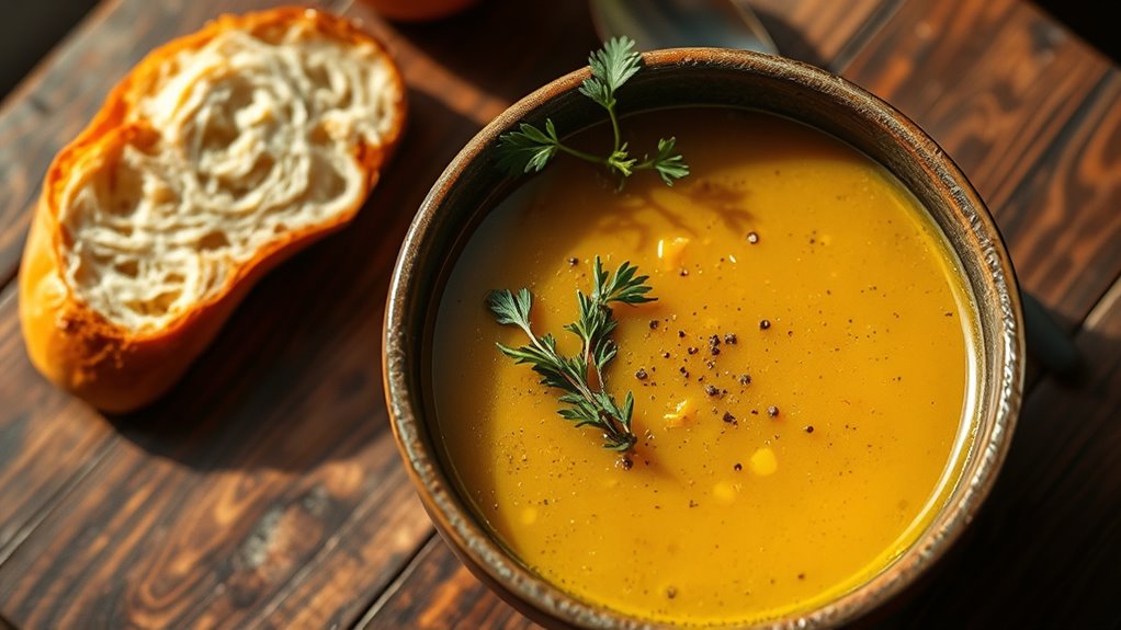 serve soup with intention