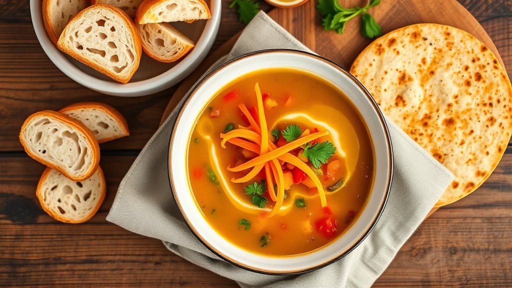 serve soup with style