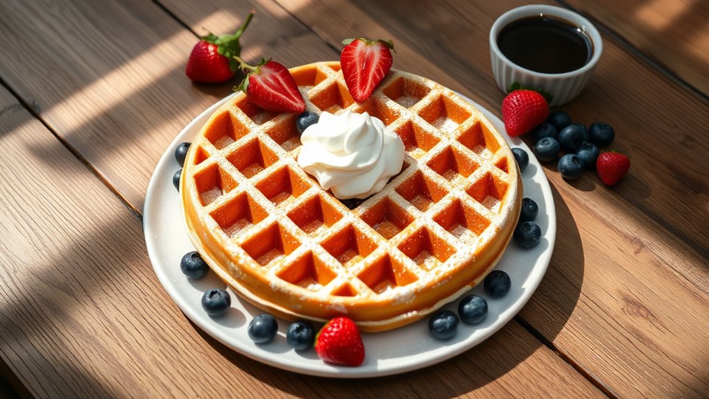 serve waffles your way