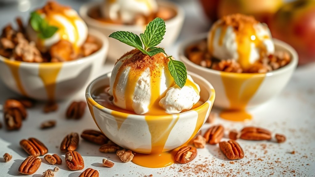 serve warm apple crisp