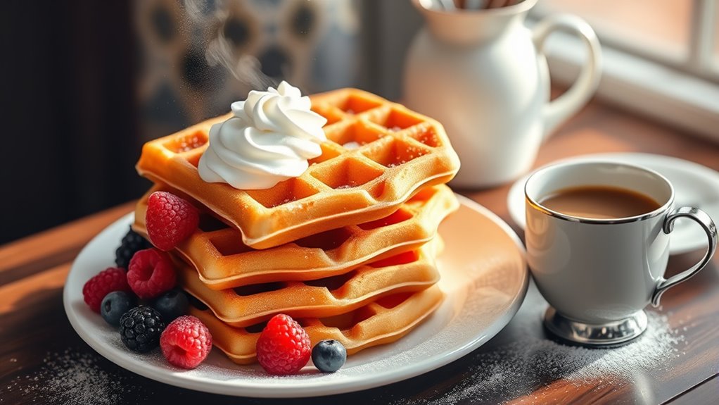 serve warm topped creatively