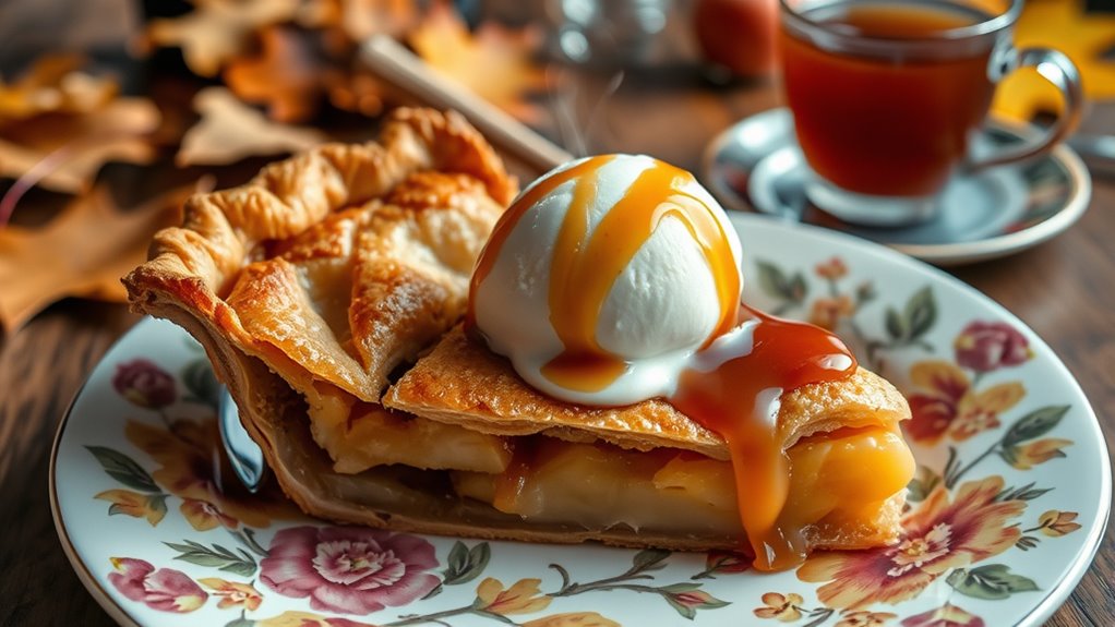 serve warm with ice cream