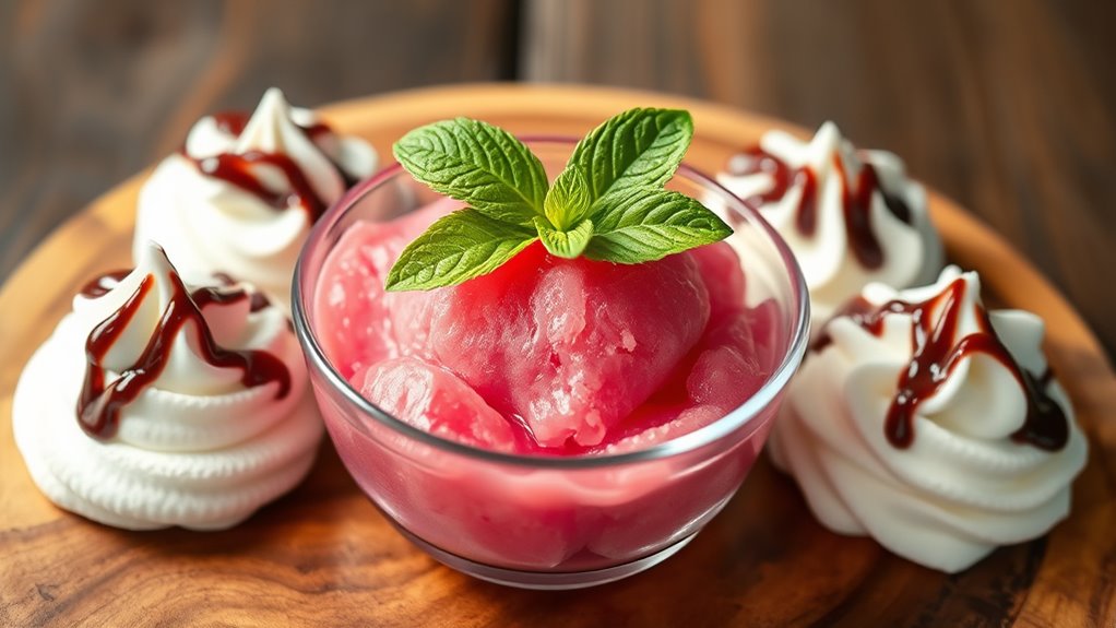 serve with bold presentation