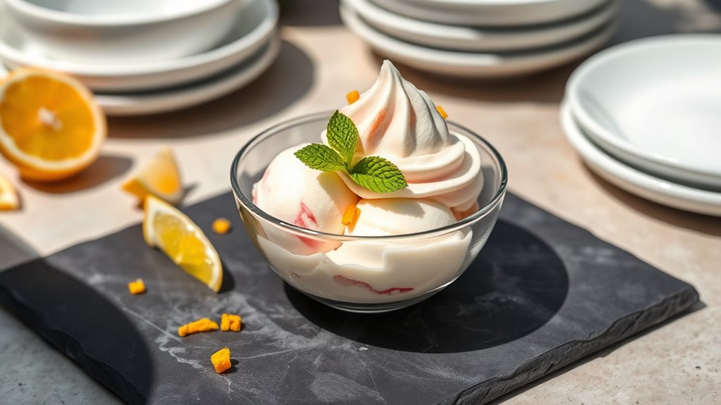 serve with chilled elegance