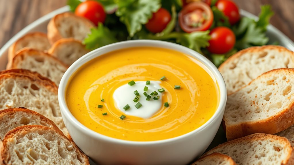 serve with complementary accompaniments
